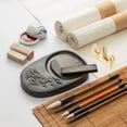 thumbnail image 3 of Práctico soporte para pinceles, duradero, con forma de montaña, para caligrafía, 3 of 5