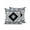 Haze Blue, variant on Outdoor Pillows Waterproof, Orange Beige Boho Bedding Throw Pillows with Insert for Couch Sofa Bed, Vintage Ethnic Tribal Southwestern 18x18 Inch Pillowcases Decorative Camping Patio Pillow Set of 1