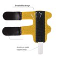 thumbnail image 1 of Férula para dedo, mazo para dedo en gatillo, férulas para dedo, soporte ajustable para dedo con soporte de aluminio para el dolor de las articulaciones de los dedos, 1 of 7
