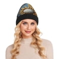 thumbnail image 7 of BZSMCE Winter Beanie Hats Warm Cozy Cap Celestial Harmony Pattern, 7 of 7