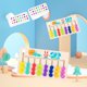 thumbnail image 1 of Juguetes de piscina, juguetes para bebés, juguetes para niños pequeños, tablero de rompecabezas de madera con bolas de colores multicanal para caminar, juego de caminar con bolas de cuatro colores, en, 1 of 6