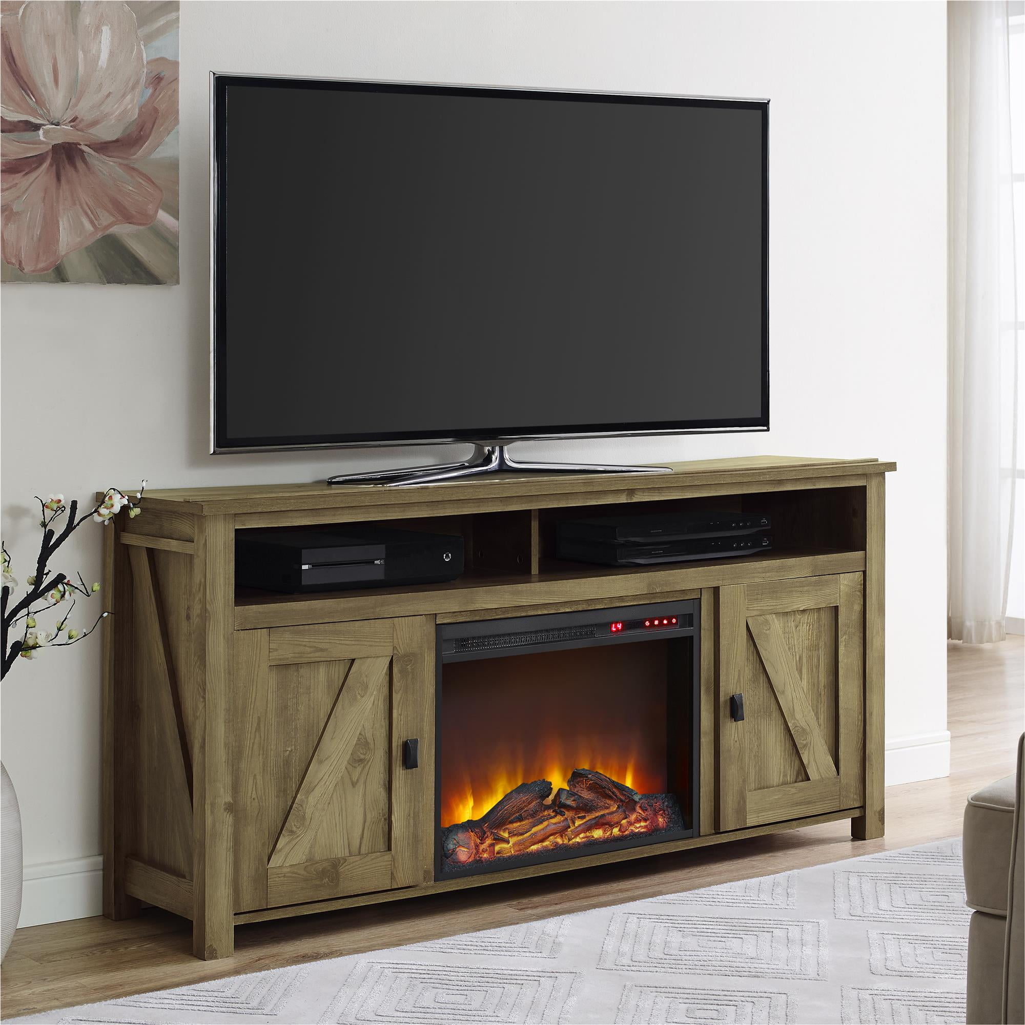 Ameriwood Home Farmington Electric Fireplace Tv Console For Tvs Ameriwood Home Farmington Electric Fireplace Tv Console For Tvs Multiple Colors And Sizes Com