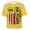 X338 Yellow, variant on Confree Kids Girls 4Th Of July Tshirt 250Th Years Patriotic Print Short Sleeved Round Neck Tee Shirts Summer Independent Day Fashion Soft For Girls Tops Size 5-6 Years Beige