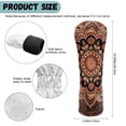 thumbnail image 6 of Pzuqiu Brown Golf Club Covers Waterproof Mandala Flower Golf Driver Head Covers Easy to Use Protect Against Scratches and Damage Golf Accessories for Men Women, 6 of 8