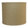 thumbnail image 6 of Classic Burlap Drum Lampshade, 8-inch to 16-inch Bottom Size Available Cream 12", 6 of 7