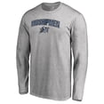 thumbnail image 2 of Men's Ash Navy Midshipmen Proud Mascot Long Sleeve T-Shirt, 2 of 3