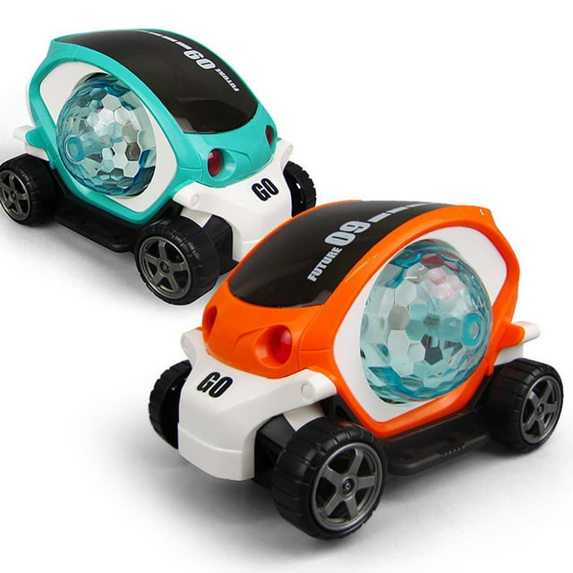 Colorful Lighting Music Multidirectional Cartoon Electric Toy Car Christmas Gift Novelty & Gag Toys