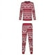 thumbnail image 1 of Q1FA Ropa de dormir de vacaciones, ropa de casa para hombres, mujeres y niños, pijamas navideños a juego para bebés, conjunto de pijamas navideños de manga larga para familia, 1 of 2