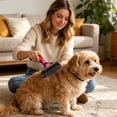 thumbnail image 5 of Undercoat Rake and Deshedding Tool for Dogs and Cats, Dematting Comb for Long Hair Pets, Grooming Brush to Clear Mats, Tangles, 5 of 9