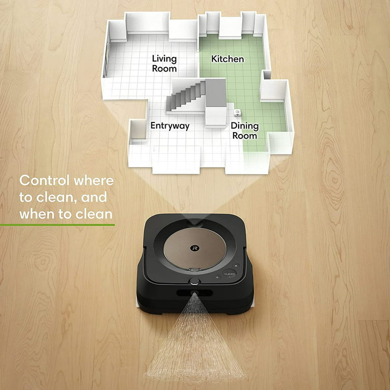 iRobot Braava Jet M6 (6110) Ultimate Robot Mop- Wi-Fi Connected, Precision  Jet Spray, Smart Mapping, Works with Alexa, Ideal for Multiple Rooms