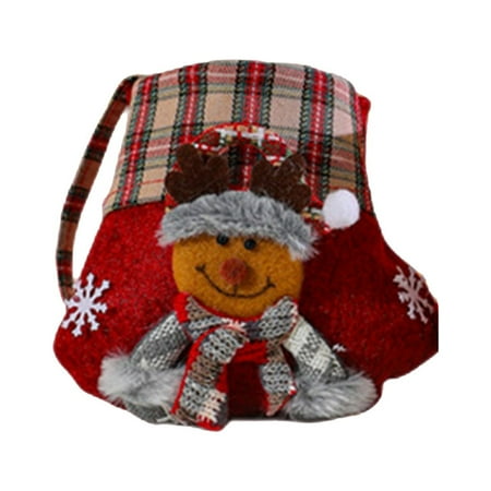 

HMPEAIIY Big Storage Bag Food Container Small Nonwoven Cartoon Christmas Candy Bag Bag Christmas Tote Bag Bag