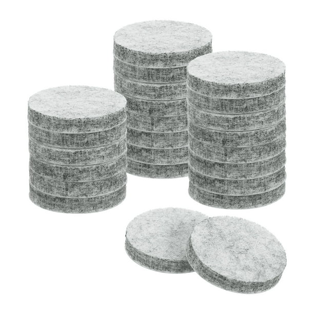 Deslizadores para muebles, almohadillas de fieltro autoadhesivas redondas, protectores de suelo para patas de muebles de madera dura 1.25" 24 piezas