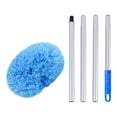 thumbnail image 1 of Plumero de microfibra para techos altos Herramienta de limpieza del hogar Empalme azul, 1 of 9