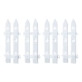 thumbnail image 1 of Christmas Tree Belt White Picket Fenceside Frame 4.6 X 12 Inch Mini Plastic Decorative Fence, 1 of 1