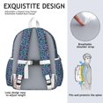 thumbnail image 5 of Dog Bones Backpack for School,Cute School Bag,Schoolbag with Adjustable Shoulder Straps & Padded Back,13.4"x11"x4.7", 5 of 6