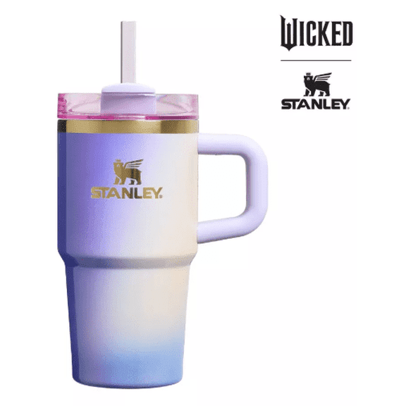 Stanley x Wicked 20 oz Stainless Steel H2.0 Flowstate Quencher Tumbler - Glinda for Good!