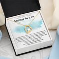 thumbnail image 3 of Gift For Future Mother-in-law The One Necklace, Future Mother In Law Necklace Future Mother In Law Gift Mother Of The Groom Gift - Forever Love Necklace - White Gold or Yellow Gold - Gift Box, 3 of 5
