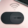 thumbnail image 7 of Matoen Wireless Mouse, Slim Silent Mouse 2.4G Portable Mobile Office Mouse with USB Receiver, 3 Adjustable DPI Levels for Notebook, PC, Laptop(Black), 7 of 7