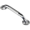 Carex Chrome Knurled Grab Bar for Bath Safety, Secures to Any Wall, 12", 250 lb Weight Capacity