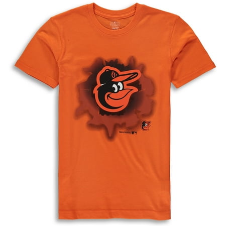 - MLB Baltimore ORIOLES TEE Short Sleeve Boys OPP 100% Cotton Alternate Team Colors 4-18