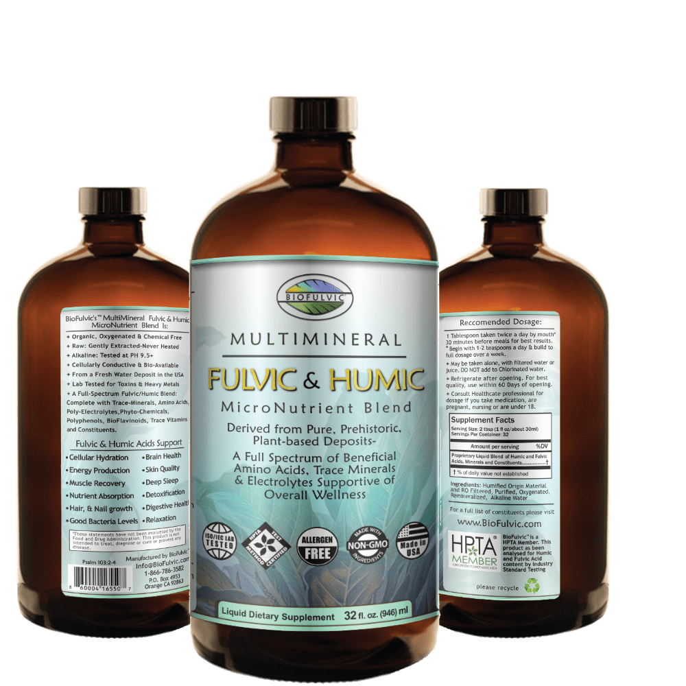 BioFulvic Fulvic & Humic Acid multi mineral micro nutrient Liquid