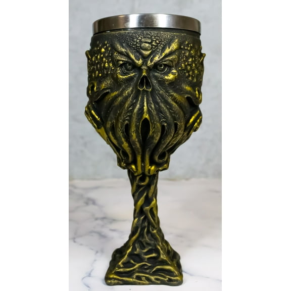 Cthulhu Mythos Cosmic Octopus Monster The Great One 8oz Wine Goblet Chalice
