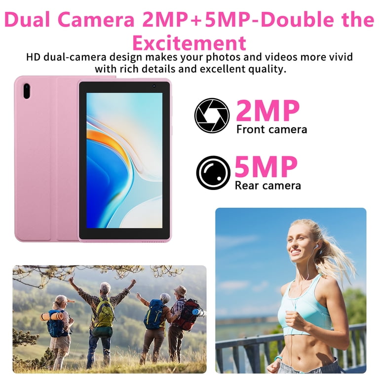 Android Tablet, 7 Inch Tablets, 8GB+32GB+1024GB Expand, Quad-Core