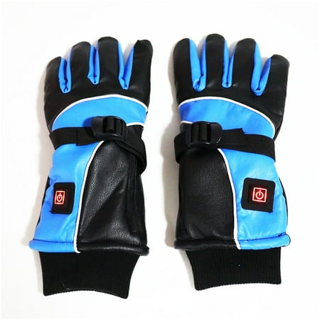 Lithium Battery Power Charging and Heating Waterproof Gloves Outdoor Cycling Winter Warm Electric Heated