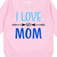 thumbnail image 3 of Inktastic I Love My Mom Mothers Day Toddler Sweatshirt, 3 of 4