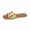 Gold, variant on Xfvqtps Women Flat Sandals Slide Slip on Casual Shoes Straps Summer Sandals Comfortable Lightweight Slippers