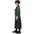 thumbnail image 3 of Wednesday Addams Halloween Costume for Children, Girls Size L (10/12), by Rubies, 3 of 7