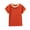 Orange, variant on JoyHoop Girls Crew Neck Color Block Basic Summer Casual Short Sleeve T Shirt