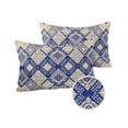thumbnail image 6 of Outdoor Pillow Covers Throws Geometric Ethnic Rhombus Lattice Polka Dots,Waterproof Pillow Cases Pack of 2 Tribal Folk Pattern,Durable Cushion Cover Pillowcase for Patio Balcony Couch Garden, 6 of 7