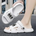 thumbnail image 3 of Men's Beach Slippers with Soft Low Arch Support Comfortable Thick Sole Anti Slip Easy To Clean, 3 of 5
