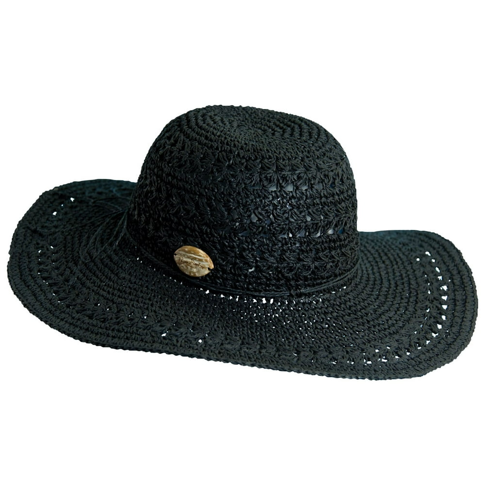 Panama Jack Panama Jack Women's Crocheted Toyo Sun Hat with Sizing