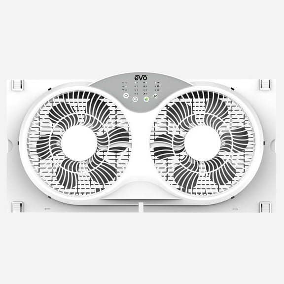 EVO Electronic Remote Twin Window Fan