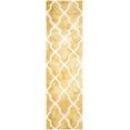 thumbnail image 2 of Safavieh Dip Dye Altan Distressed Wool Runner Rug, Gold/Ivory, 2'3" x 8', 2 of 7