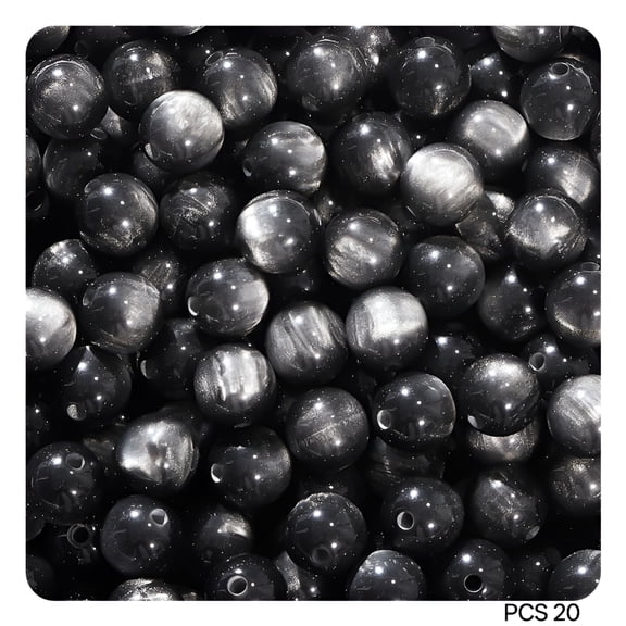DESIGNICE 8mm Glass Beads for Bracelets 16 Colors Crystal Glass Beads,Round Glass Beads for Jewelry Making,Jewelry Making and Diy Craft Necklace Bracelet Wedding Decor