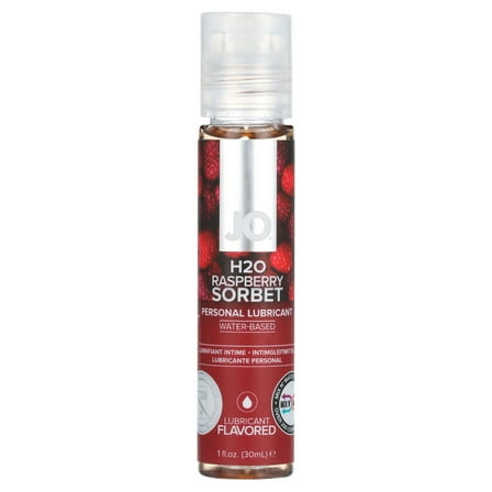 Jo H2O Water Based Flavored Lubricant 1oz - Raspberry Sorbet
