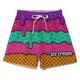 thumbnail image 2 of WILLBEST Pantalones Cortos Casuales para Hombre, para Playa, Natación y Entrenamiento, Diseño Elegante con Cordones y Estampado de Hielo Derretido para Cada Temporada., 2 of 5