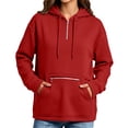 thumbnail image 5 of GUACER Hoodies for Women Zip Up Long Sleeve Soft Loose Fit with Zipper Pockets Casual Sweatshirts, 5 of 6