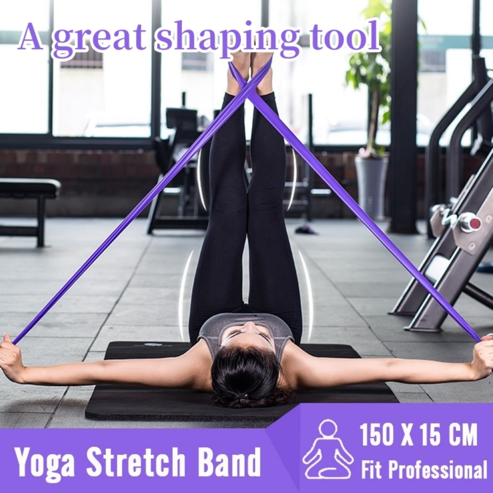 Pilates Ring and Ball Set with Resistance Bands, 25cm Yoga Ring, Stretch Straps, Latex Pull Bands, and Yoga Ball for Full-Body Workout and for Women's Home Workouts & Beginners