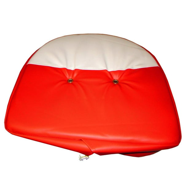 T295RW New Red & White Pan Seat Cover Fits CaseIH Harvester Tractor