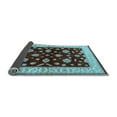 thumbnail image 2 of Ahgly Company Indoor Square Oriental Light Blue Industrial Area Rugs, 3' Square, 2 of 4