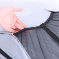 thumbnail image 4 of Kayak Mesh Bag Storage Pouch Seat Back Pocket Boats Reflective Stripe Gray, 4 of 9