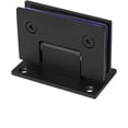 thumbnail image 1 of Vitrina de vidrio de 90 grados para gabinete, abrazadera para armario, bisagra para puertas de ducha, piezas de repuesto para pared de vidrio gris (negro), 1 of 5