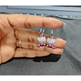 thumbnail image 5 of New Jewels Hello Kitty Dangle Earrings 2Ct Round Simulated Diamond In 14k White Gold Plated, 5 of 5