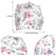 thumbnail image 2 of Pofeuu Rose Flower B Print Beanie Hat for Men and Women Winter Warm Hats Knit Slouchy Thick Skull Cap, 2 of 7