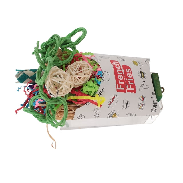 ColorfulForaging Toy, Encourages Instinct, Multiple Toys for Small MediumBirds, Safe Material,
