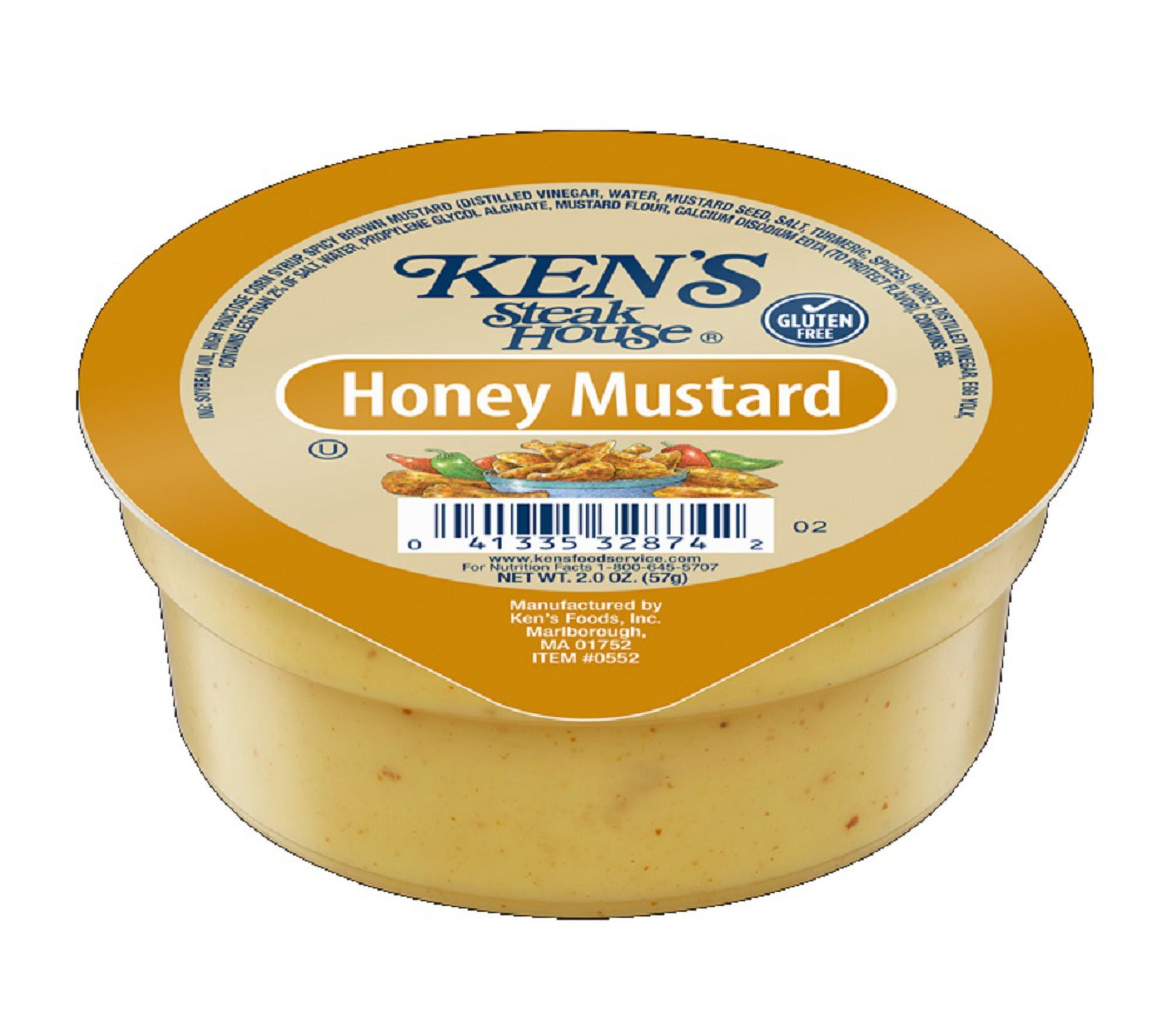Ken's Steak House Honey Mustard Dressing 2 oz. Cup | Dipping Sauce